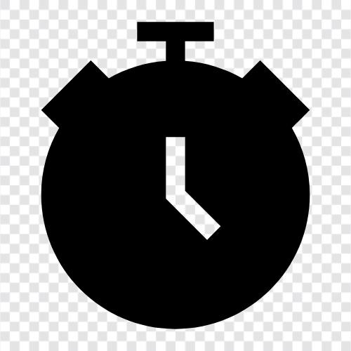 Uhr, Alarm, Timer, Wecker symbol