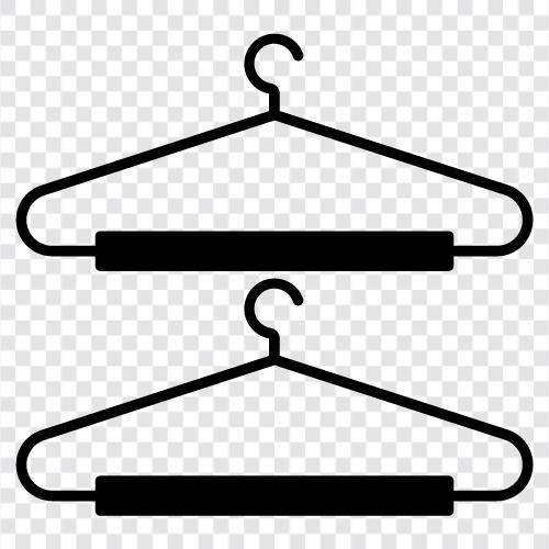 clothes hanger, closet hanger, shirt hanger, pants hanger icon svg