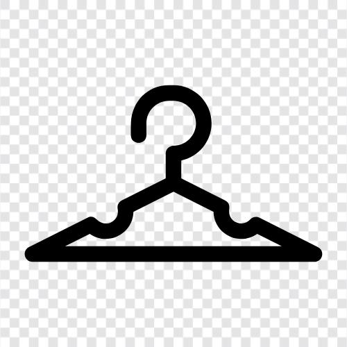 clothes hanger, closet hanger, coat hanger, shirt hanger icon svg