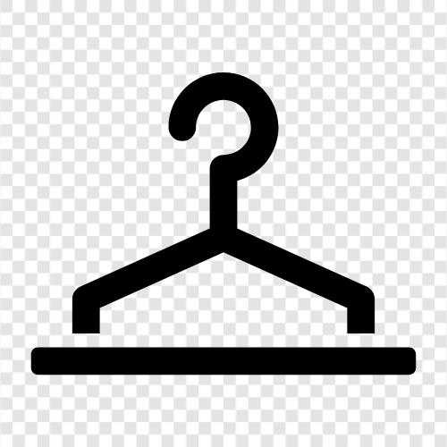 clothes, clothes hanger, clothes rod, rack icon svg