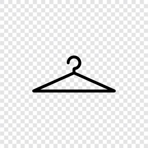 clothing, rack, hanger rods, closet icon svg