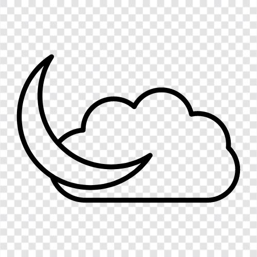 cloud astronomy, moon, moon landing, moon rocks icon svg