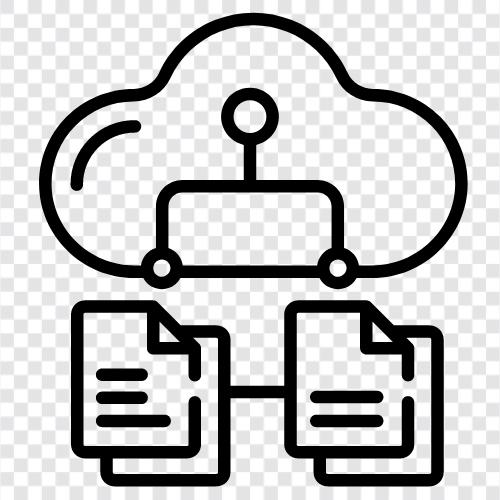 CloudBackup, Datensicherung, OnlineBackup, OnlineSpeicher symbol