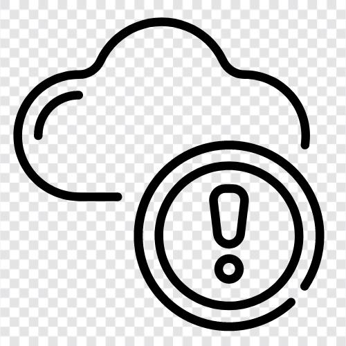 Cloud, Cloud Security, Cloud Storage, Cloud Backup symbol