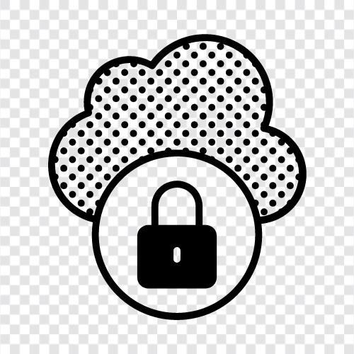 Cloud Computing, Cloud Security Solutions, Cloud Security Services, Cloud Security Threats symbol