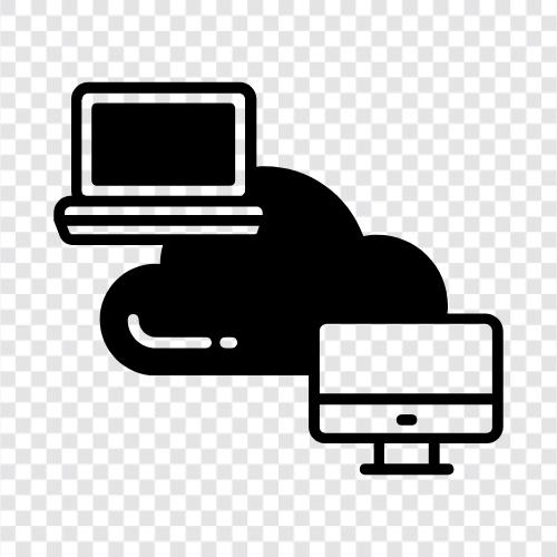 Cloud Computing, Cloud Storage, Cloud Services, Cloud Computing Plattformen symbol