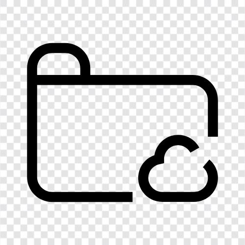 Облачное вычисление, облачное обслуживание, хранение облаков, облачное вычислительное обслуживание Значок svg