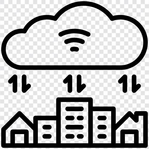 Облачные вычисления, хранение облаков, облачные компьютерные услуги, облачные услуги Значок svg