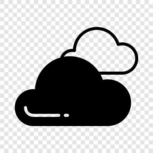 Cloud Computing, Cloud Storage, Cloud Software, Cloud Services symbol