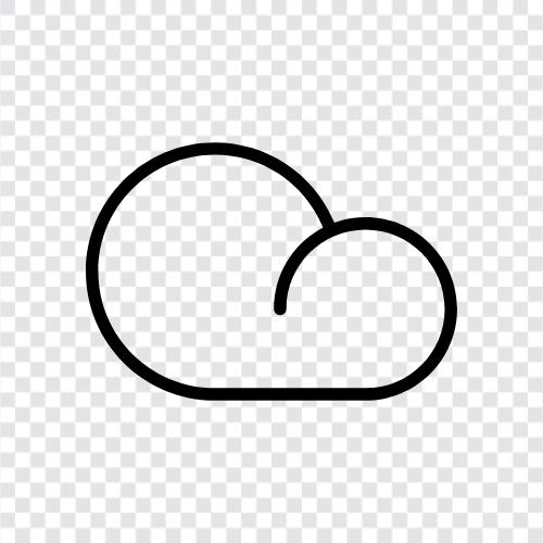 Cloud Computing, Cloud Storage, Cloud Services, Cloud Applications icon svg