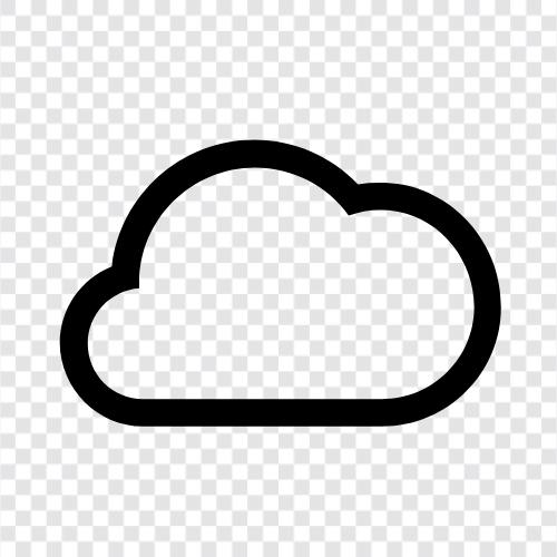 Облачные вычисления, облачная служба, хранение облаков, облачные услуги Значок svg