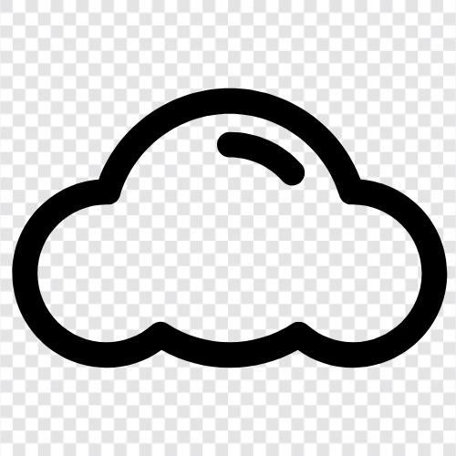 Облачные вычисления, хранение облаков, облачные услуги, облачная платформа Значок svg