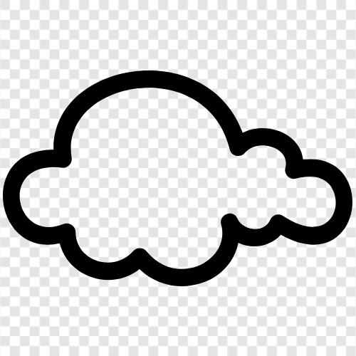 Cloud Computing, Cloud Storage, Cloud Services, Cloud Software symbol