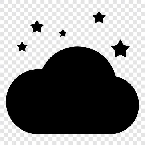 Облачные вычисления, хранение облаков, облачные услуги, облачные вычислительные услуги Значок svg