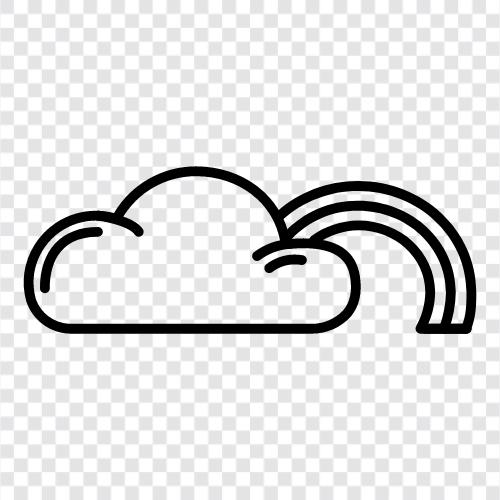 cloud computing, data storage, cloud services, public cloud Значок svg