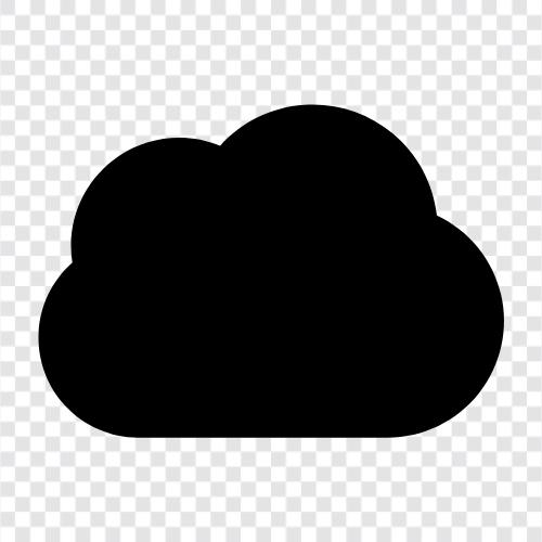 Облачные вычисления, хранение облаков, облачные услуги, облачный источник Значок svg