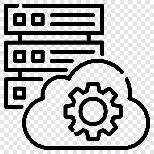 Cloud Computing, Cloud Services, Cloud Storage, Cloud Applications icon svg