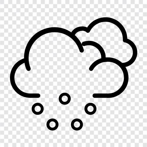 cloud cover, snow, weather, forecast icon svg