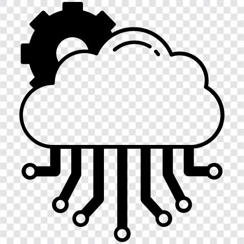 Облако, параметры, iCloud, параметры облаков Значок svg