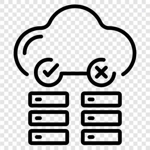 Облако позволяет отключать сервис, отключать облачное устройство, отключить облачное обслуживание, облачное устройство отключать сервер Значок svg