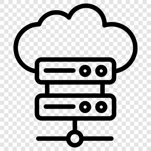 cloud hosting, cloud computing, cloud storage, cloud services icon svg