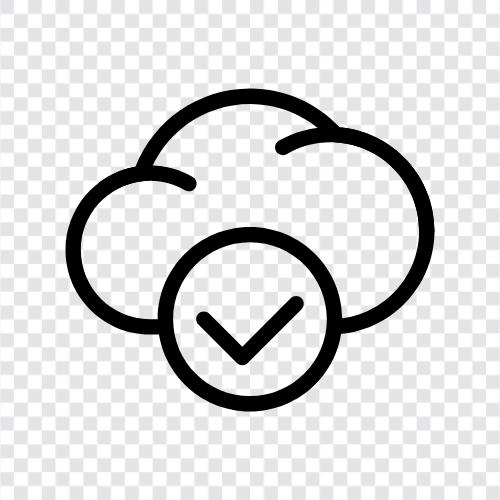 CloudSicherheit, CloudSpeicher, CloudBackup, CloudBackup online symbol