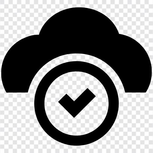 CloudSicherheit, CloudSpeicher, CloudDienste, Cloud Computing symbol