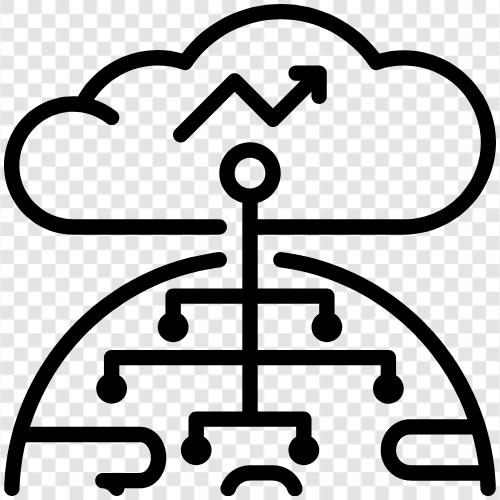 облачные услуги, облачное хранение, облачные вычисления, облачные технологии Значок svg