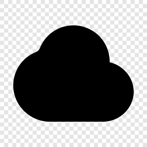 Cloud Services, Cloud Computing Platforms, Cloud Storage, Cloud Applications Значок svg