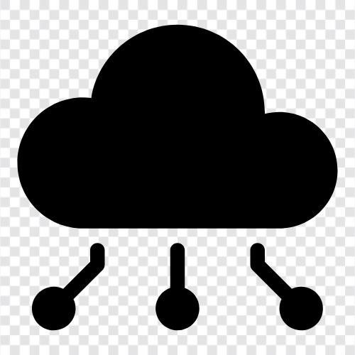 Cloud Storage, Cloud Computing Services, Cloud Storage Services, Cloud Computing Platform Значок svg