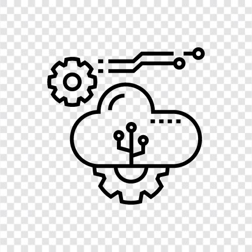 cloud storage, cloud computing, cloud backup, cloud security icon svg