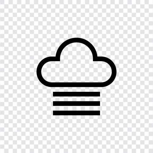 Cloud Storage, Cloud Computing, Cloud Hosting, Cloud VOIP symbol