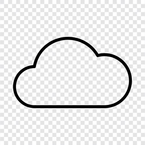 Cloud Storage, Cloud Computing, Cloud Storage Provider, Cloud Storage Services symbol