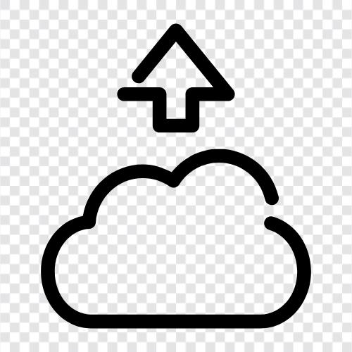 Облачное хранение, облачное резервное копирование, облачное резервное обслуживание, онлайн Значок svg