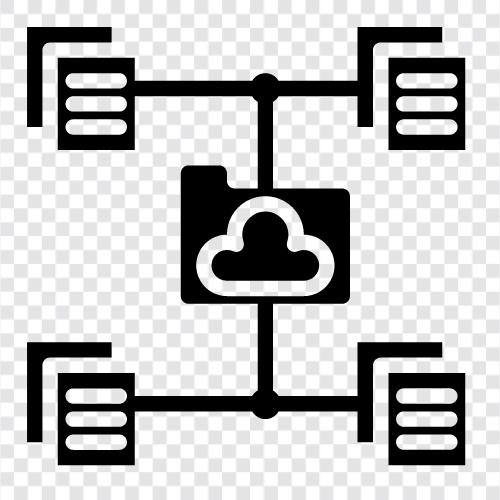 Cloud storage, Cloud computing, Cloud storage services, Cloud backup icon svg