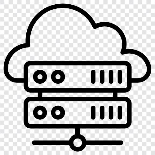 Cloud Storage, Cloud Services, Cloud Computing Plattformen, Cloud Storage Plattformen symbol