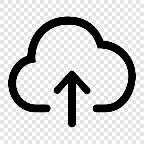 CloudSpeicher, Dateispeicher, OnlineSpeicher, CloudSpeicheranbieter symbol