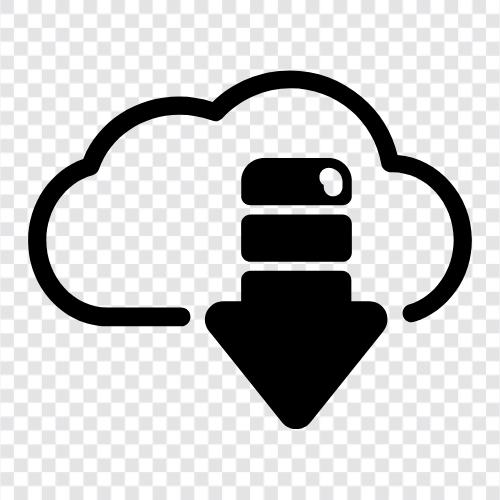 Bulut Depolama, Bulut Yedekleme, Bulut Sync, Mac için Bulut Sync ikon svg