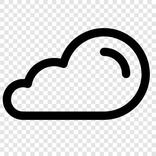 bulut depolama, bulut bilişim, çevrimiçi depolama, çevrimiçi yedekleme ikon svg