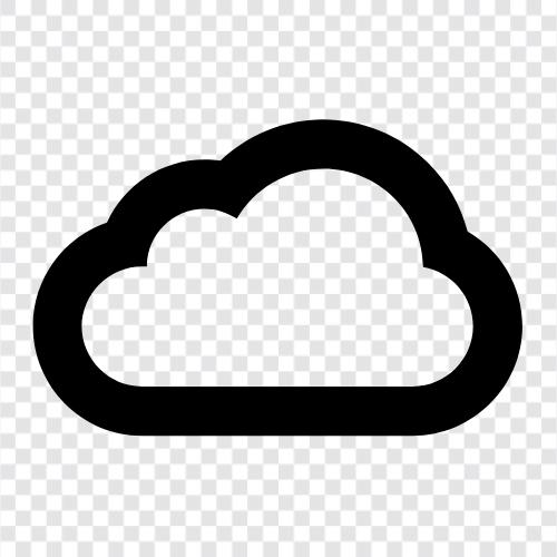 Облачное хранение, облачные вычисления, облачные услуги, облако Значок svg