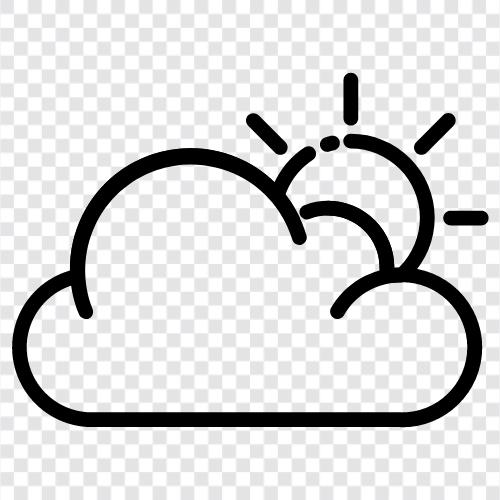 Cloud Storage, Cloud Computing, Cloud Services, Cloud Sun icon svg