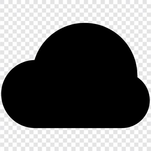 Clouds, Cloud Computing, Cloud Storage, Cloud Services symbol