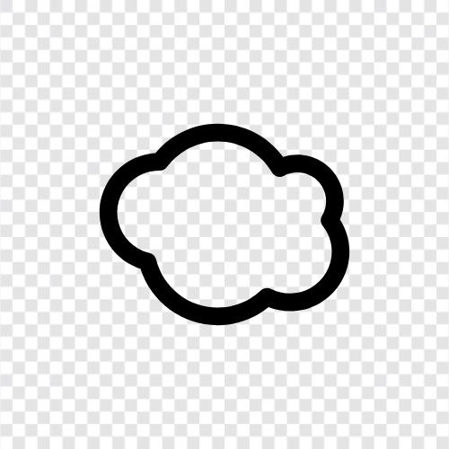 Clouds, Cloud Computing, Cloud Storage, Cloud Services symbol