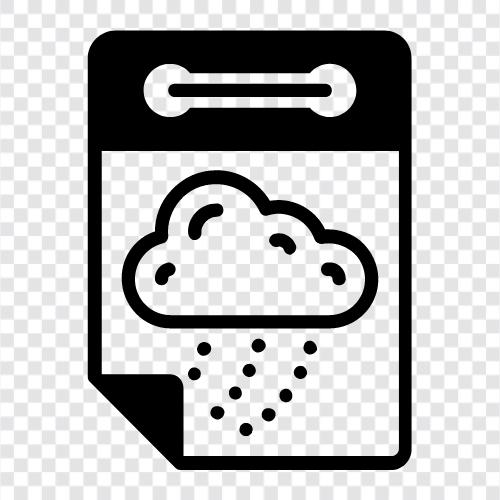 cloudy day, gray day, rain, thunder Значок svg