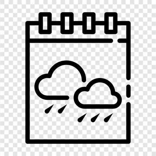 cloudy, wet, umbrella, thunderstorm icon svg