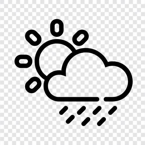 cloudy, rainfall, thunder, raindrop icon svg