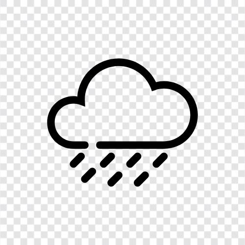 cloudy, wet, thunderstorm, raindrop icon svg