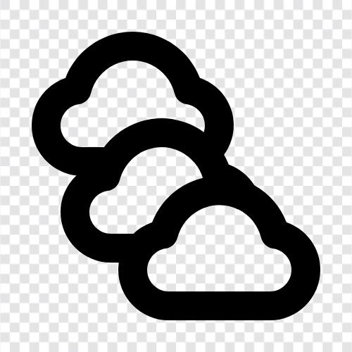 Cloudy, Sky, Dull, Mist icon svg