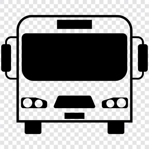 coach, transportation, school, ride icon svg