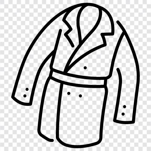 coats, outerwear, winterwear, men s icon svg